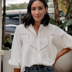 MAYE 100% Cotton Mariposa Shirt NWT Size Medium